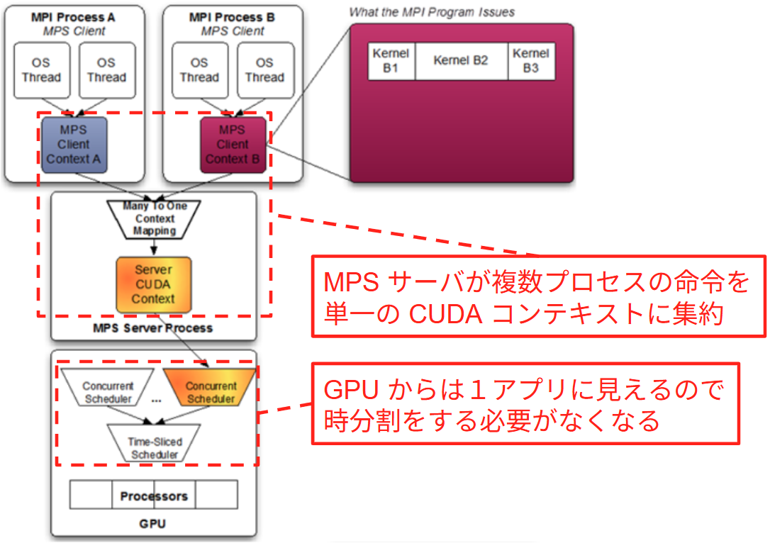 NVIDIA Blackwell における Multi-Process Service (MPS) を用いた GPU